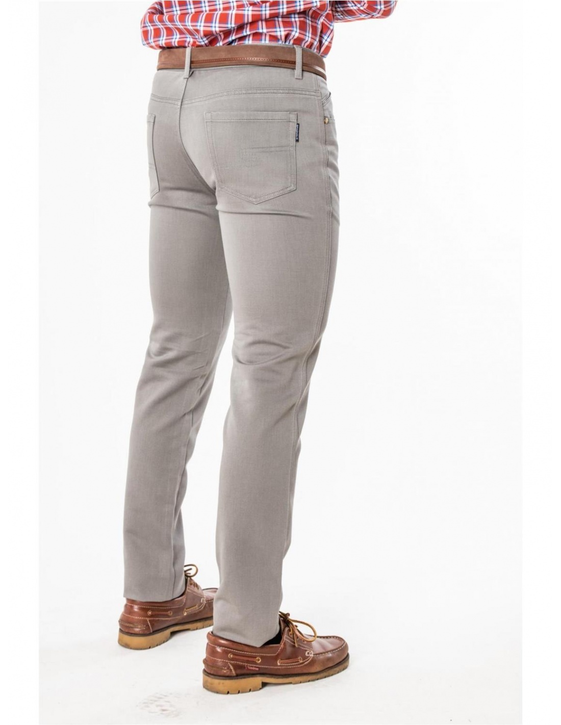 Pantalón sastre sarga Talla T. 1 Color Marron Oscuro (50)